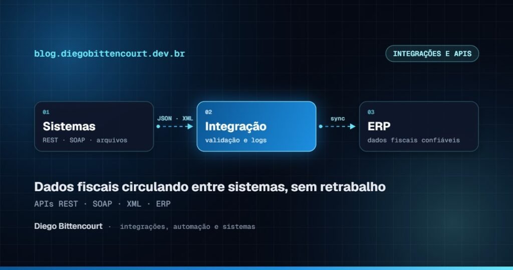 APIs REST, SOAP e dados fiscais: como reduzir retrabalho em operações empresariais