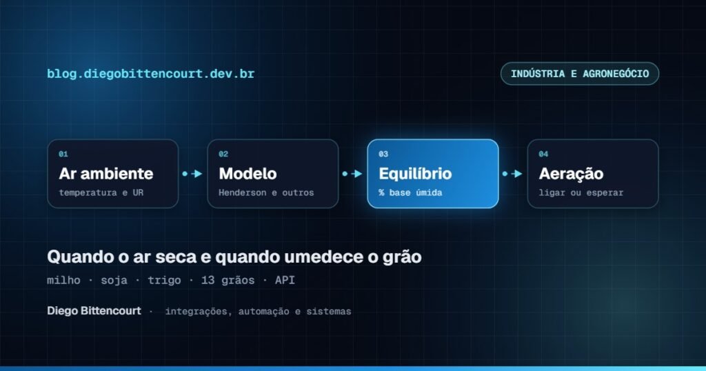 Equilíbrio higroscópico de grãos: o que é, como calcular e como usar na aeração